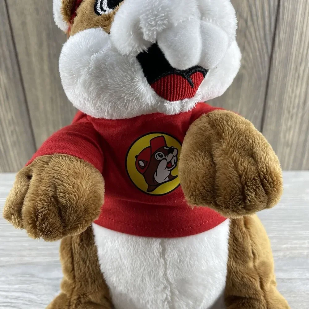 Buc-ee's Plush Beaver Mascot with Shirt and Cap, Buc-ee's